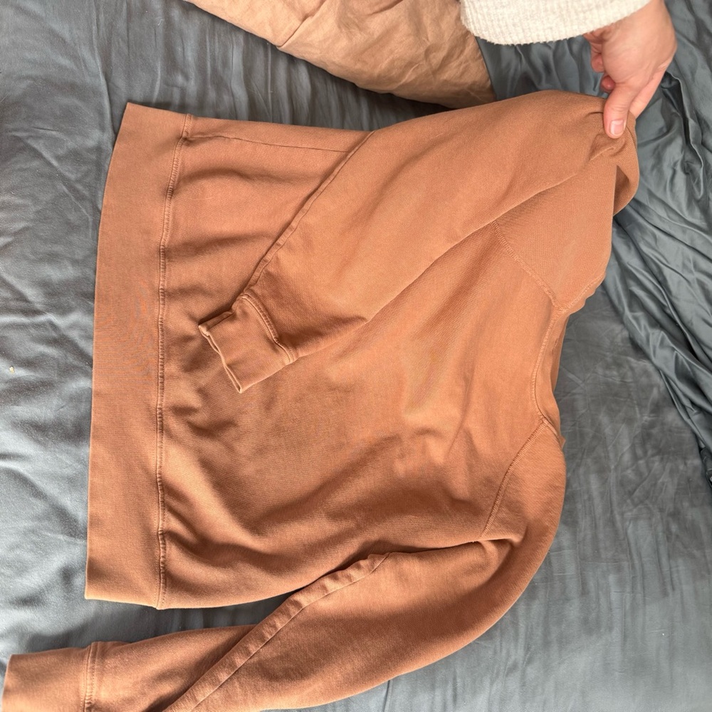 MATE The Label SET: organic terry raglan sweatshirt & jogger sweatpants, Sedona - Picture 9 of 12